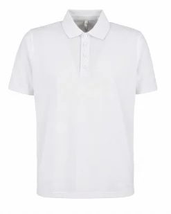 ON SPIRIT - POLO MEZZA MANICA BIANCA DA UOMO - LEROY