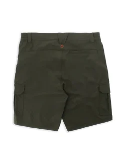 ON SPIRIT - SHORT CARGO CON TASCONI VERDE SCURO CON DETTAGLI ARANCIONE FLUO E NERI, SANCHO