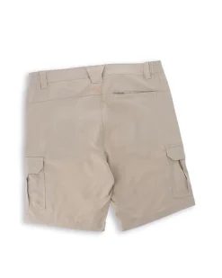 ON SPIRIT - SHORT CARGO CON TASCONI BEIGE CON DETTAGLI ARANCIONE FLUO E NERI, SANCHO