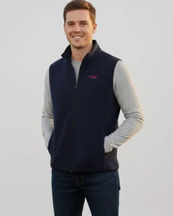 ON SPIRIT - SMANICATO IN PILE  UOMO FULL ZIP BLU SCURO -  SIMONE