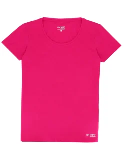 ON SPIRIT - T-shirt girocollo da donna rosa