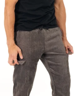 ON SPIRIT - UOMO PANTALONE TASCHE LATERALI VELLUTO
