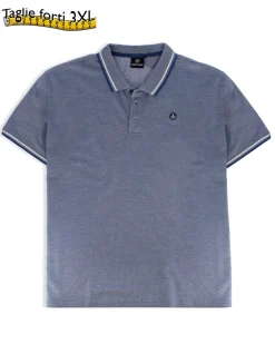 OVER UOMO POLO MANICA CORTA PIQUET