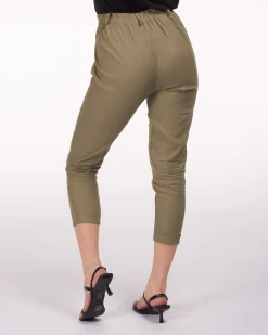 PANTALONE TASCA AMERICA LINO-VISCOSA