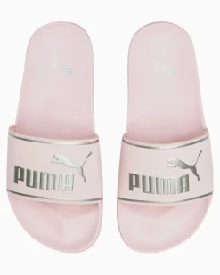 PUMA - CIABATTE JUNIOR LEADCAT 2.0 GS  ROSA  CON DETTAGLI ARGENTO DAL 35.5 AL 39, 384434-05