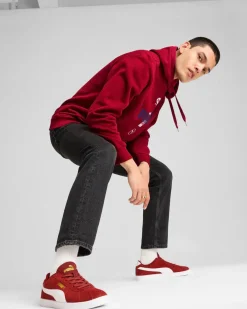 PUMA CLUB II - SNEAKERS ROSSA E BIANCA DA UOMO - 397444-03