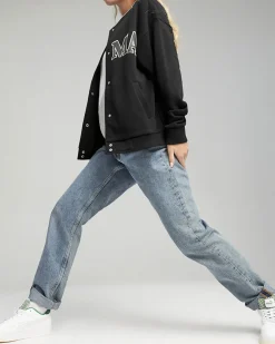 PUMA - Felpa bomber comfort fit nera da donna