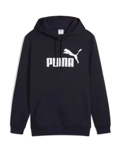 PUMA - FELPA CON CAPPUCCIO BLU ESSENTIAL N.1 LOGO HD  DA UOMO, 682570-16