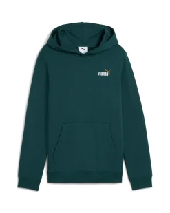 PUMA – FELPA CON CAPPUCCIO ESSENTIALS 2 COLOR SMALL LOGO JUNIOR VERDE – 685825-75