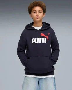 PUMA – FELPA CON CAPPUCCIO JUNIOR BLU – 685823-16