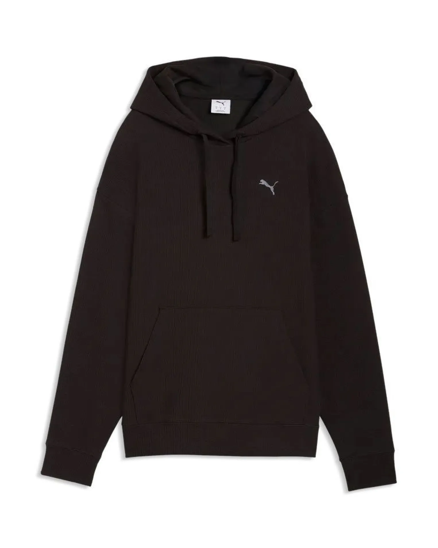 PUMA - FELPA CON CAPPUCCIO NERA ESSENTIAL ELEVATED COMFORT HD - DA DONNA, 691814-01