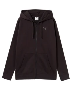 PUMA - FELPA CON CAPPUCCIO NERA GRAPHIC FLOWERED RELAXED - DA DONNA, 693425-01