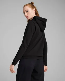PUMA - FELPA CON CAPPUCCIO NERA ESS METALLIC HOODIE TR DA DONNA - 684997-01