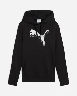PUMA - FELPA CON CAPPUCCIO NERA ESS METALLIC HOODIE TR DA DONNA - 684997-01