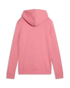 PUMA - FELPA CON CAPPUCCIO ROSA ESSENTIAL LOGO LAB METALLIC    DA DONNA, 691829-25