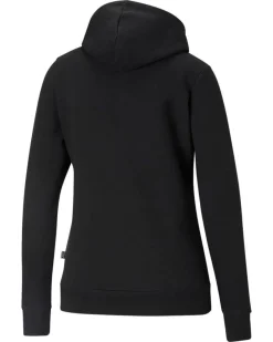 PUMA - Felpa da donna nera con cappuccio