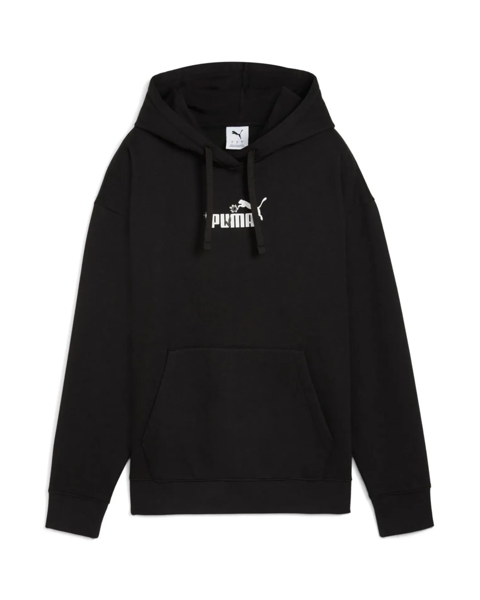 PUMA - FELPA NERA CON CAPPUCCIO ESSENTIAL NATURE 2.0 COMFORT HD DA DONNA, 688079-01