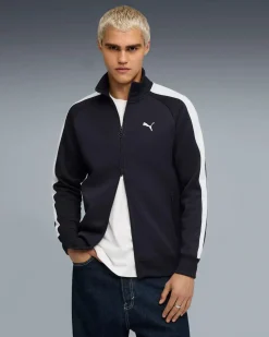 PUMA - FELPA UOMO ROSSA  E BIANCA T7 ALWAYS ON TRACK, 629587-16