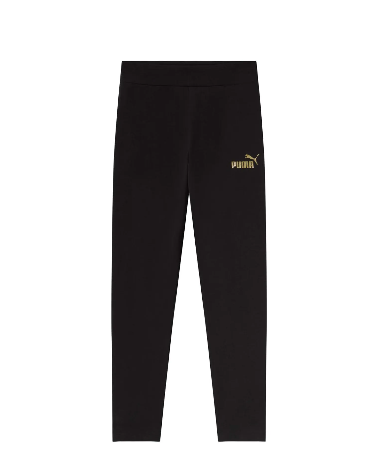 PUMA -LEGGINGS NERO JUNIOR ( 5-16 ANNI) ESSENTIAL + GLITTER LOGO, 682111-51