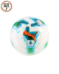 PUMA - PALLONE MINI ORBITA SERIE A  BIANCO/MULTICOLOR  CON LOGO ARANCIONE MISURA 1, 084642-01