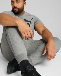 PUMA - PANTALONE ESSENTIAL N. 1 LOGO SLIM FL GRIGIO  DA UOMO,  682642-03