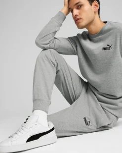 PUMA - PANTALONE GRIGIO ESSENTIAL N. 1 LOGO JERSEY CL DA UOMO, 682618-01