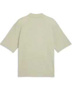 PUMA – POLO GRIGIA  WARDROBE ESS BOXY WAFFLE DA UOMO, 634362-61