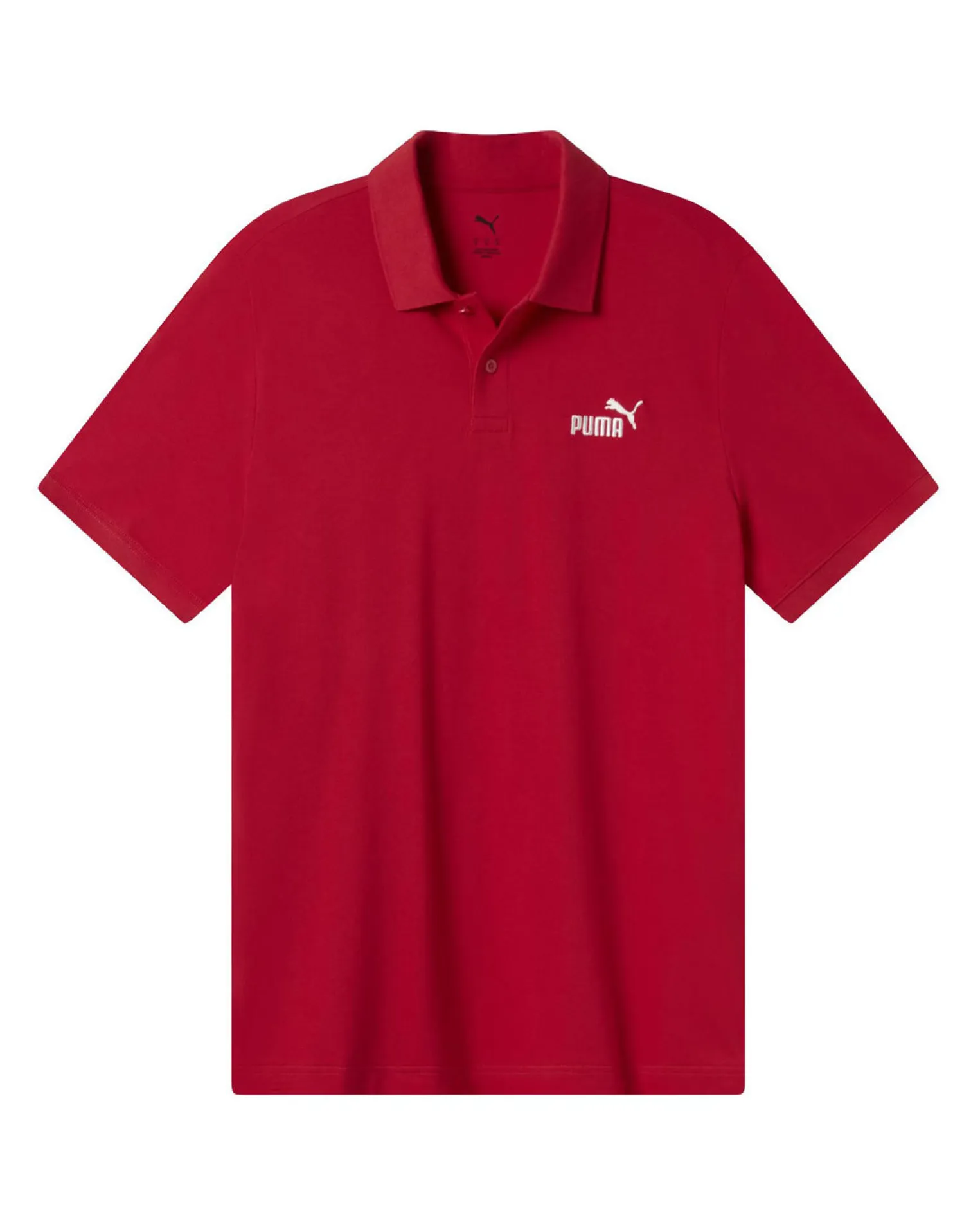 PUMA - POLO ROSSA ESSENTIAL N.1 LOGO PIQUE TU DA UOMO - 682552-11