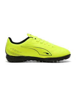 PUMA - SCARPA DA CALCETTO GIALLA E NERA VITORIA II TT DAL 28 AL 38.5, 108504-06