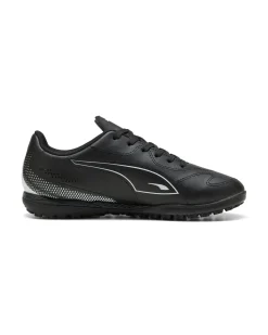 PUMA - SCARPA DA CALCETTO NERA E BIANCA VITORIA II TT DAL 28 AL 38.5, 108504-01
