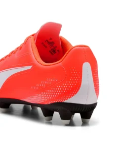 PUMA SCARPA DA CALCIO JUNIOR ROSSA E BIANCA VITORIA II FG/AG DAL 29 AL 38,5   108503-03