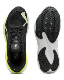 PUMA - SCARPA DA CORSA SCEND PRO 2 NERA E GIALLO FLUO DA UOMO, 310779-30