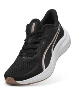 PUMA - SCARPA DA RUNNING NERA CON DETTAGLI BIANCHI E MARRONI - SKYROCKET LITE 2 DA DONNA, 311730-21