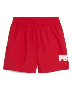 PUMA - SHORT ROSSO ESS LOGO LAB PUMA WOVEN 5 DA UOMO - 684672-11