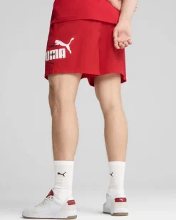 PUMA - SHORT ROSSO ESS LOGO LAB PUMA WOVEN 5 DA UOMO - 684672-11