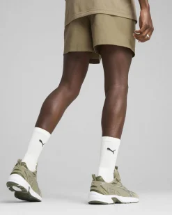 PUMA - SHORT VERDE LOGO LAB LOGO WOVEN 5 DA UOMO - 684673-83
