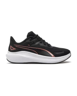 PUMA  SKYROCKET- Scarpa da running nera bianca e rose golde