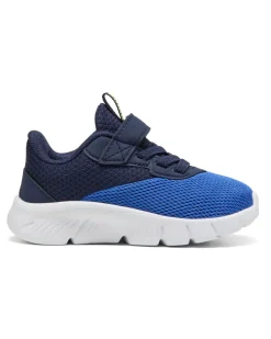 PUMA - SNEAKER KIDS FLEXFOCUS MODERN AC+ TD BLU, ROYAL CON DETTAGLI BIANCHI E GIALLI, NUMERATA 20/27, 311523-02