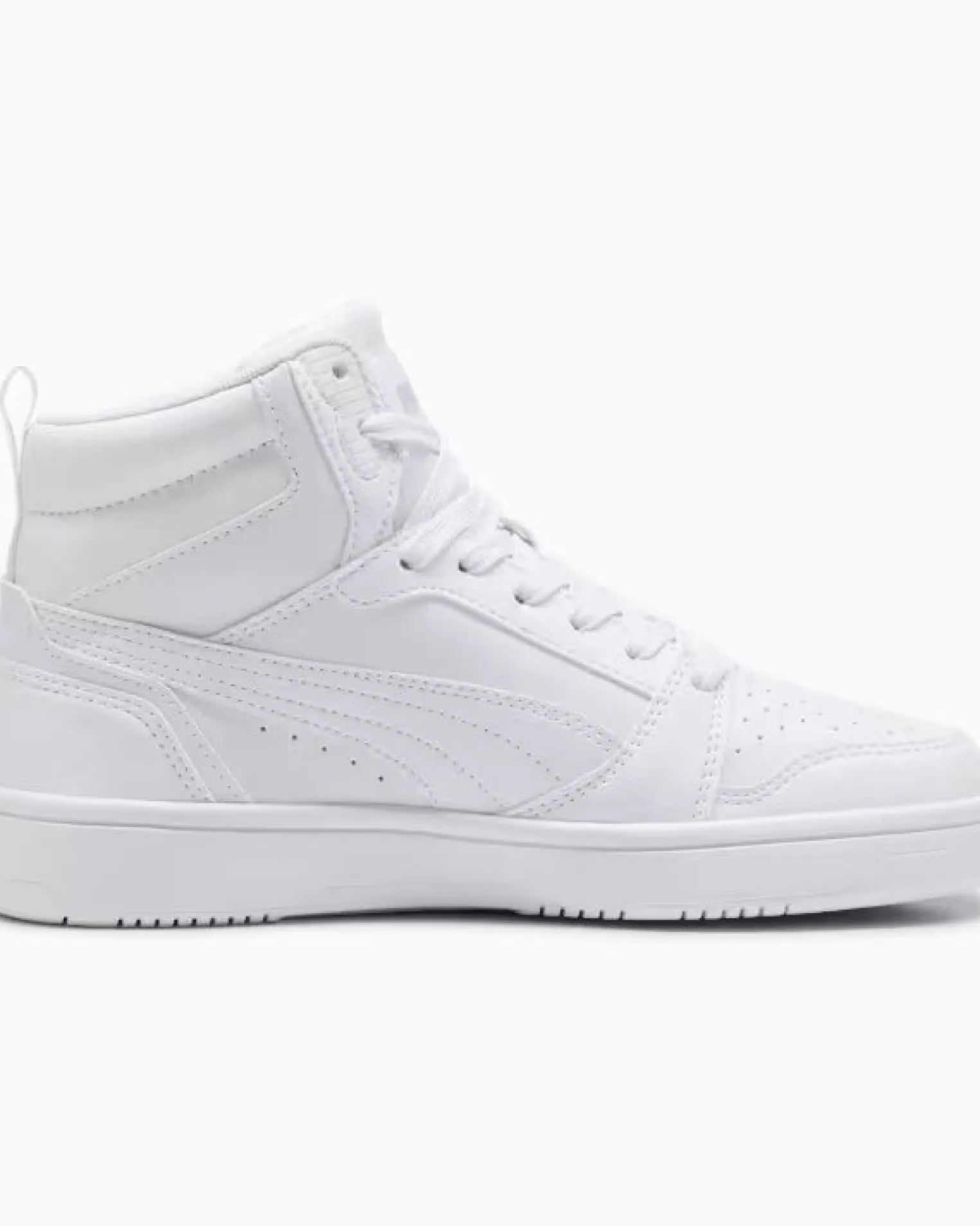 PUMA - sneakers alta REBOUND V6 MID bianca numerata 36/39 393831-05