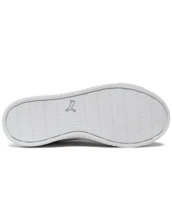 PUMA - Sneakers da donna bianca in VERA PELLE con dettagli argento - JADA RENEW