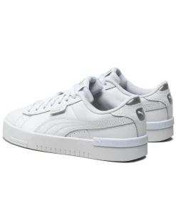 PUMA - Sneakers da donna bianca in VERA PELLE con dettagli argento - JADA RENEW