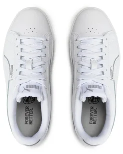 PUMA - Sneakers da donna bianca in VERA PELLE con dettagli argento - JADA RENEW