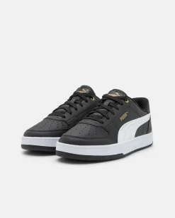 PUMA - Sneakers da uomo nera e bianca con dettagli oro - CAVEN 2.0