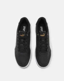 PUMA - Sneakers da uomo nera e bianca con dettagli oro - CAVEN 2.0