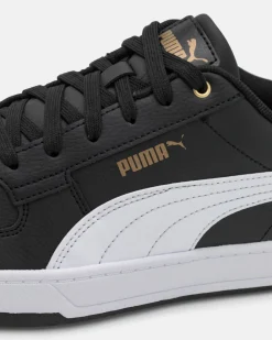 PUMA - Sneakers da uomo nera e bianca con dettagli oro - CAVEN 2.0