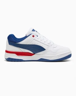 PUMA - SNEAKERS JUNIOR BIANCA BLU E ROSSA REBOUND RETRO GS  DAL 36 AL 39, 401564-03