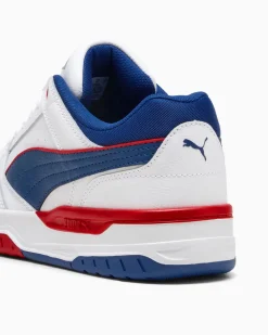PUMA - SNEAKERS JUNIOR BIANCA BLU E ROSSA REBOUND RETRO GS  DAL 36 AL 39, 401564-03