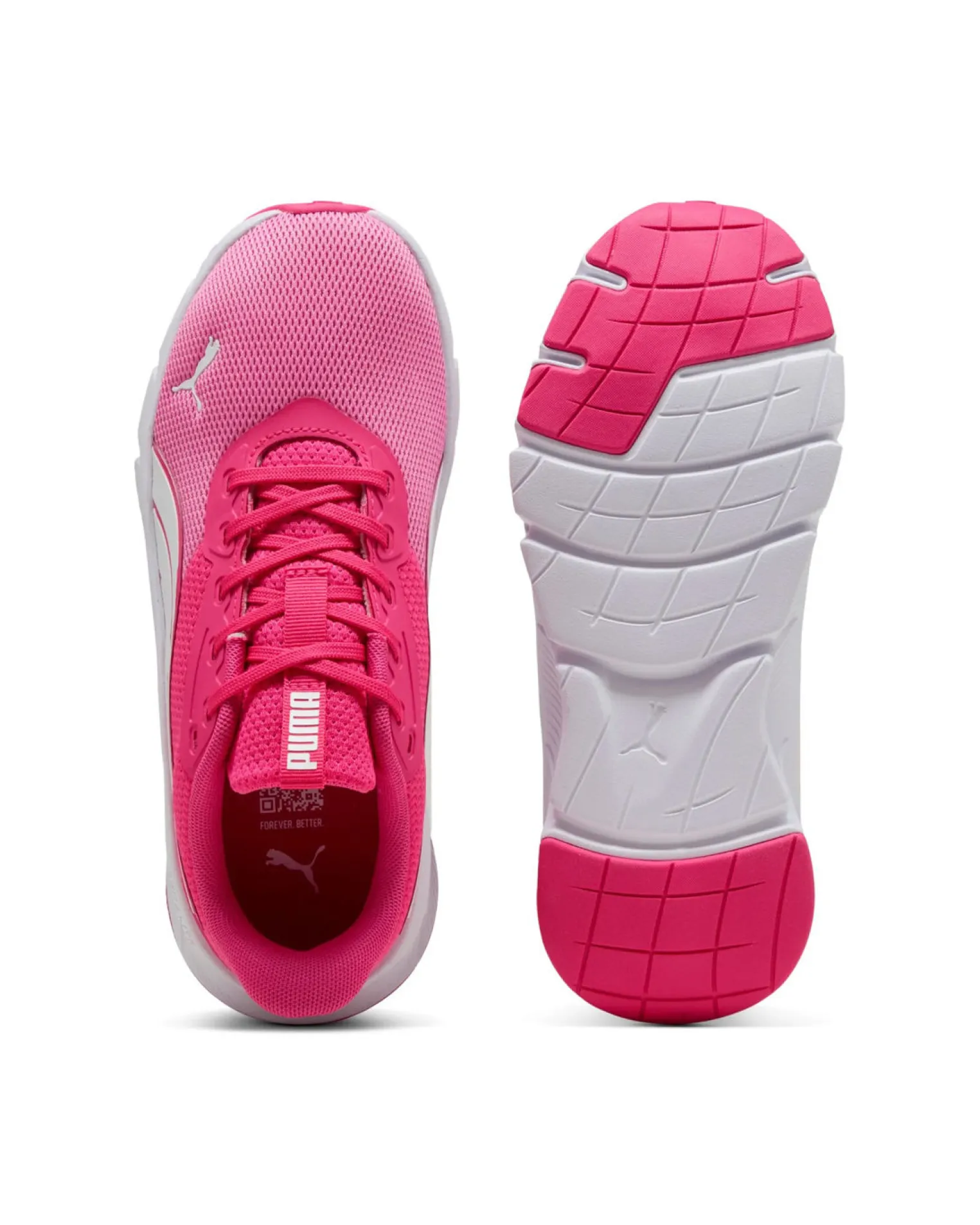 PUMA - SNEAKERS JUNIOR FLEXFOCUS LITE MODERN GS FUXIA, ROSA E BIANCA, NUMERATA 36/39, 401517-02