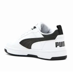 PUMA - SNEAKERS JUNIOR REBOUND V6 LO GS BIANCHE CON DETTAGLI NERI DAL 36 AL 39, 393833-02