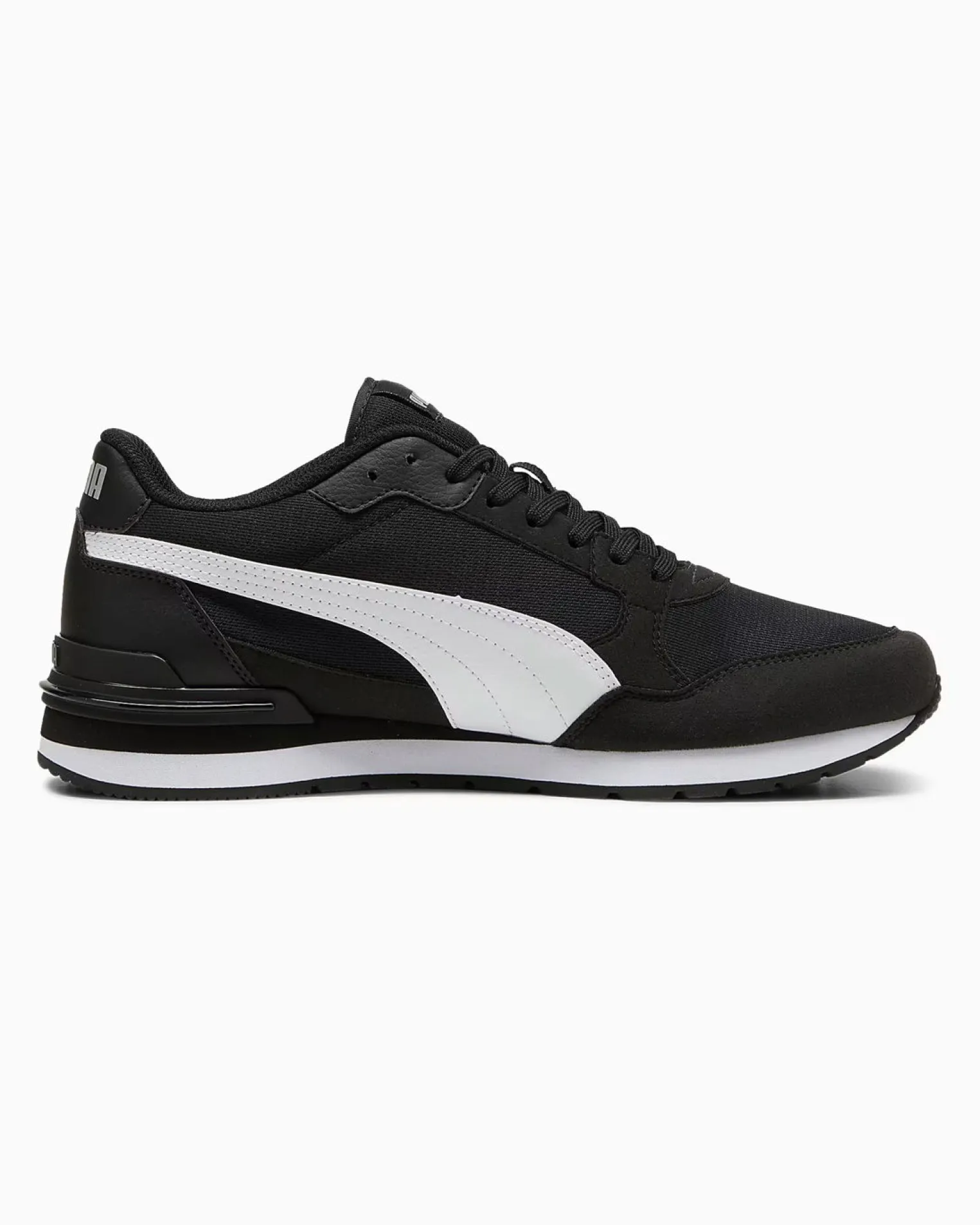 PUMA - SNEAKERS ST ST RUNNER V4 MESH -NERA CON DETTAGLI BIANCHI DA UOMO, 399666-01